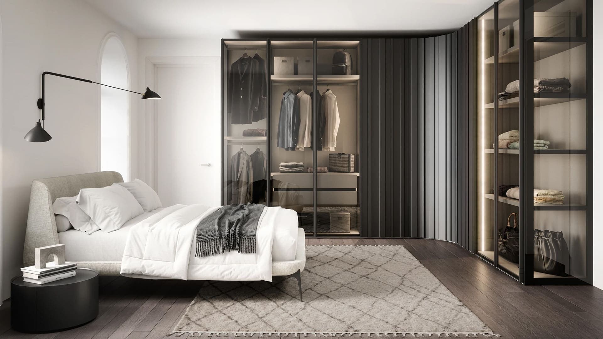 Camera da letto con cabina armadio - Martini Mobili